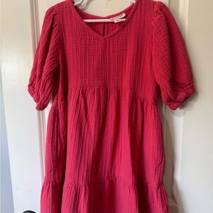 Cat & Jack Vibrant Pink Casual Dress